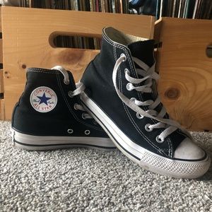 black high top converse